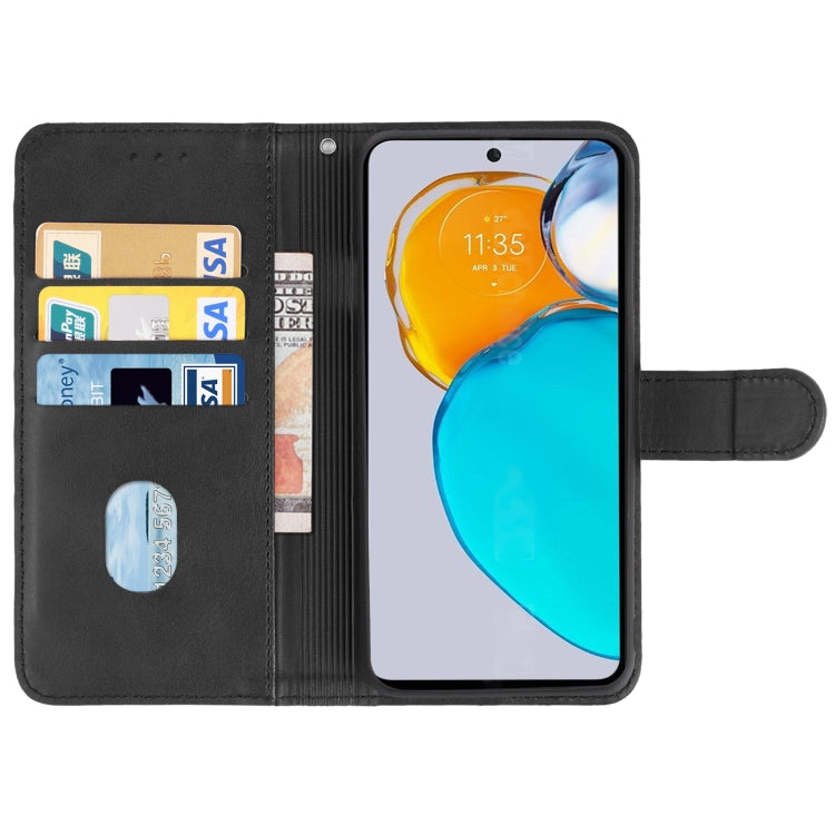 For Motorola Moto E22s Leather Phone Case