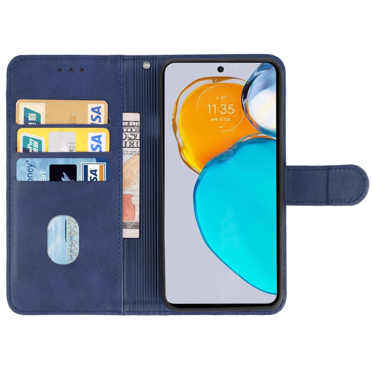 For Motorola Moto E22s Leather Phone Case