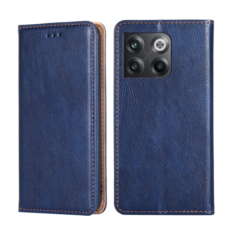 For OnePlus Ace Pro 5G Gloss Oil Solid Color Magnetic Leather Phone Case
