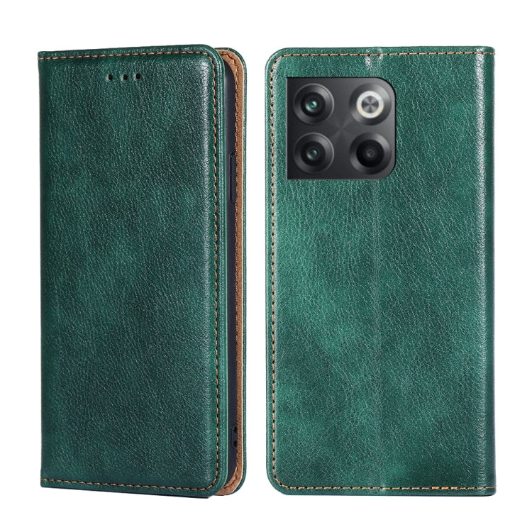 For OnePlus Ace Pro 5G Gloss Oil Solid Color Magnetic Leather Phone Case