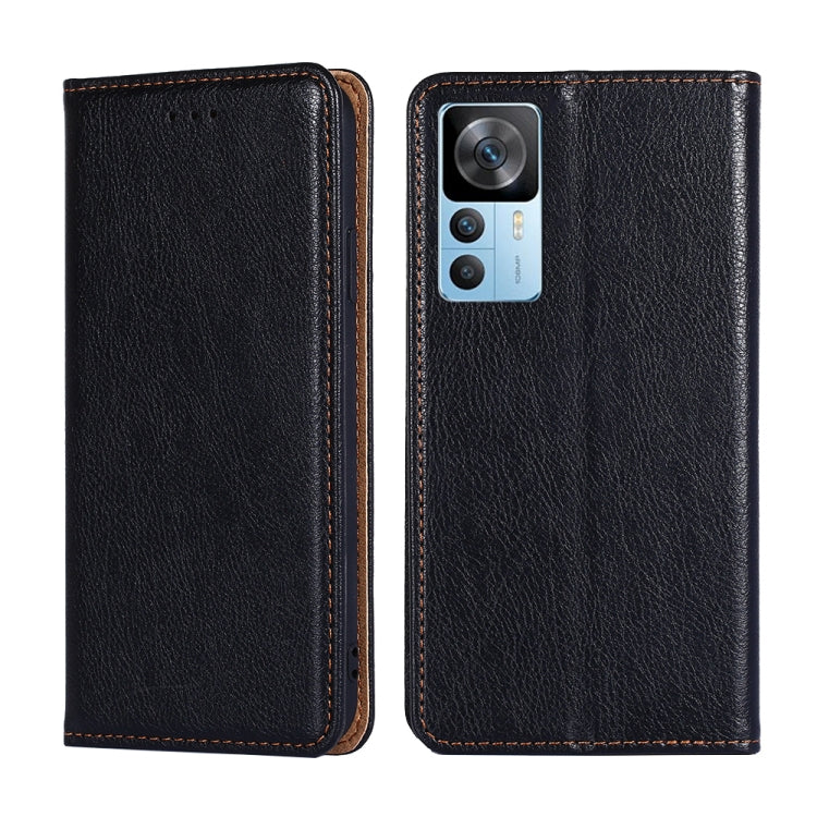 For Xiaomi Redmi K50 Ultra Gloss Oil Solid Color Magnetic Leather Phone Case