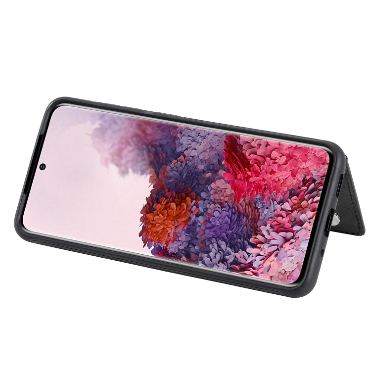 For Galaxy S20 Calf Texture Horizontal Flip Leather Case with Holder & Card Slots & Frame