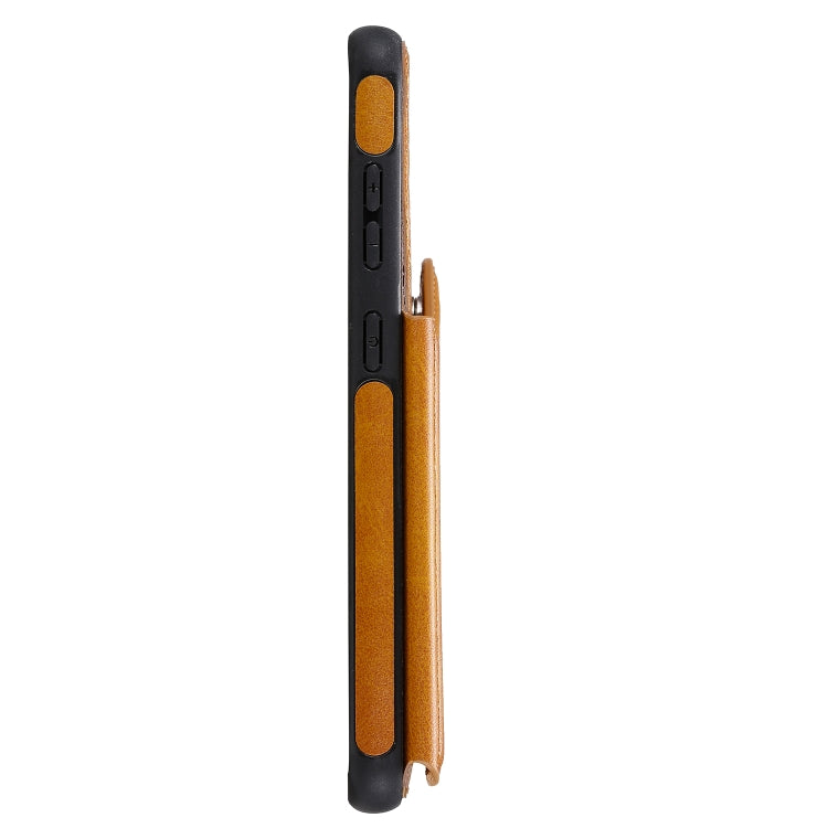 For Galaxy S20 Calf Texture Horizontal Flip Leather Case with Holder & Card Slots & Frame