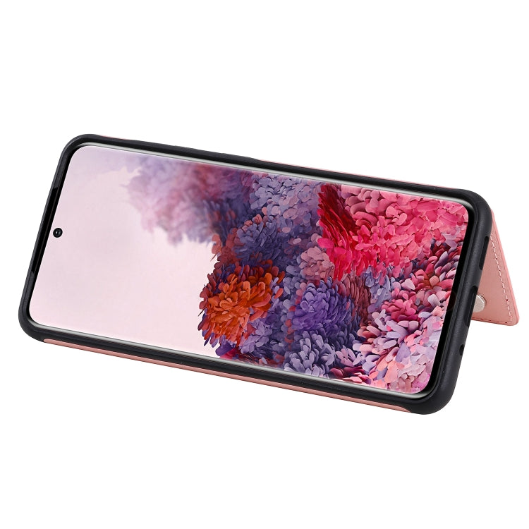 For Galaxy S20 Calf Texture Horizontal Flip Leather Case with Holder & Card Slots & Frame