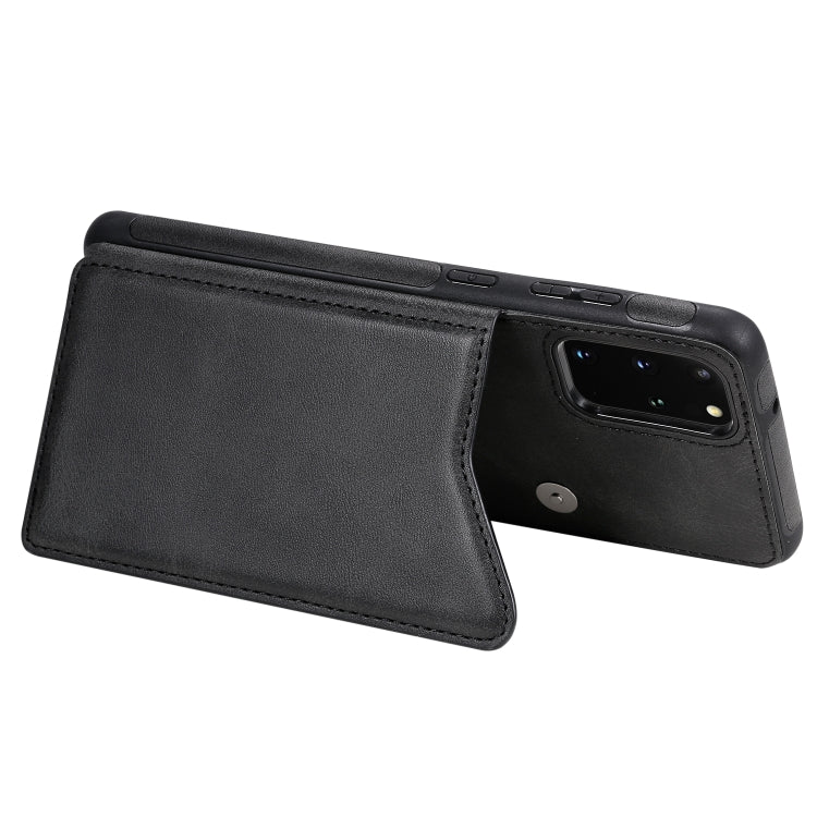 For Galaxy S20 Plus Calf Texture Horizontal Flip Leather Case with Holder & Card Slots & Frame