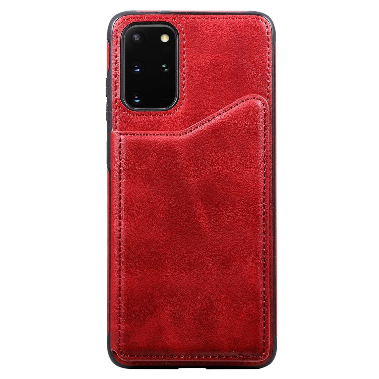 For Galaxy S20 Plus Calf Texture Horizontal Flip Leather Case with Holder & Card Slots & Frame