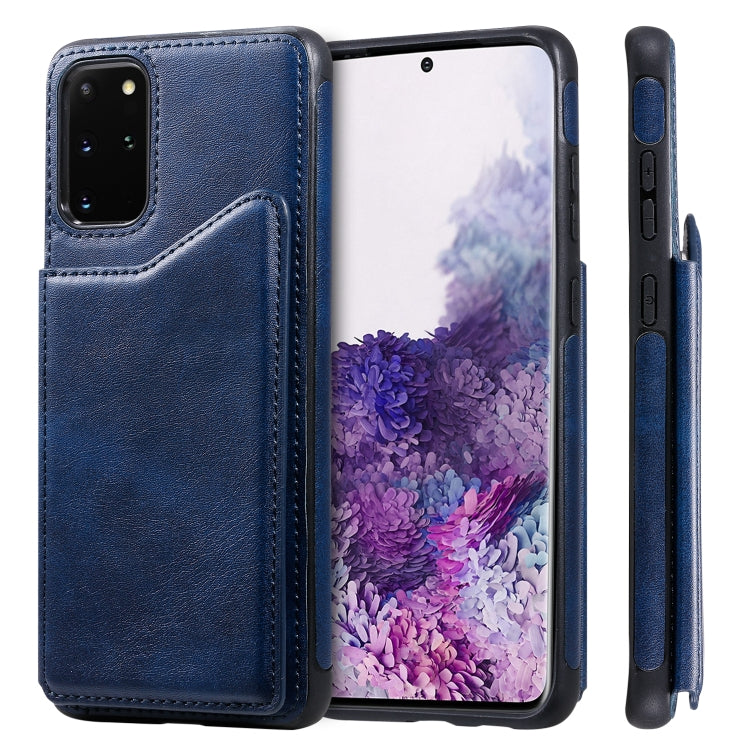 For Galaxy S20 Plus Calf Texture Horizontal Flip Leather Case with Holder & Card Slots & Frame