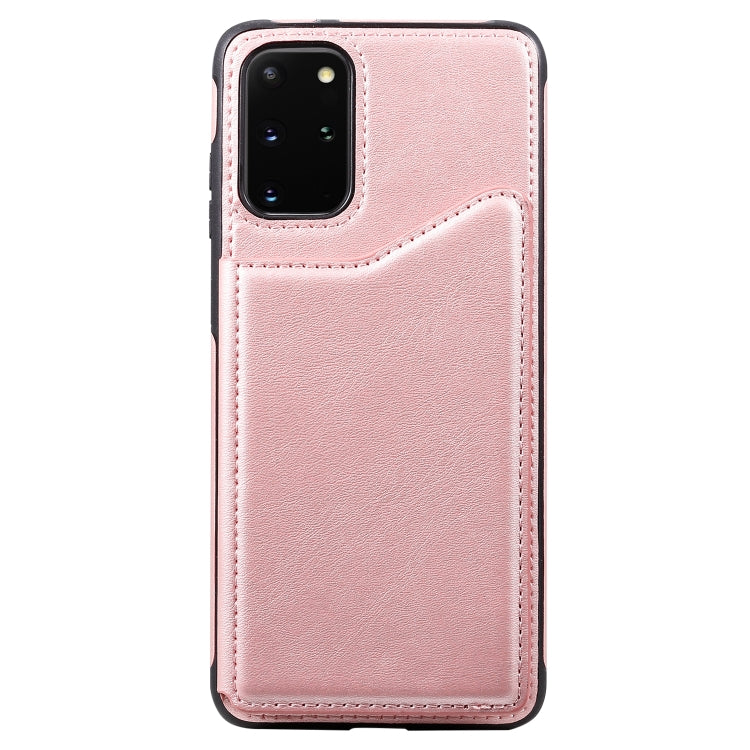 For Galaxy S20 Plus Calf Texture Horizontal Flip Leather Case with Holder & Card Slots & Frame