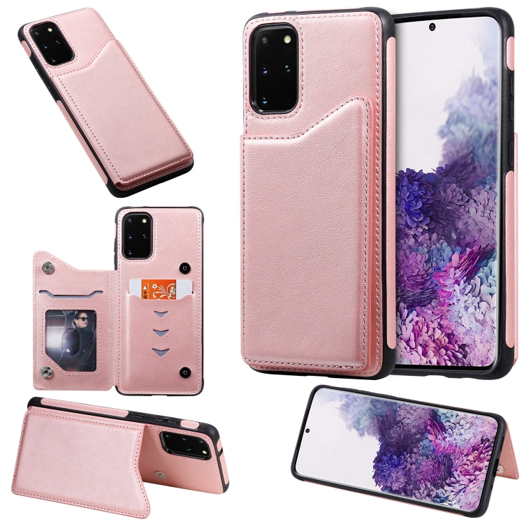 For Galaxy S20 Plus Calf Texture Horizontal Flip Leather Case with Holder & Card Slots & Frame