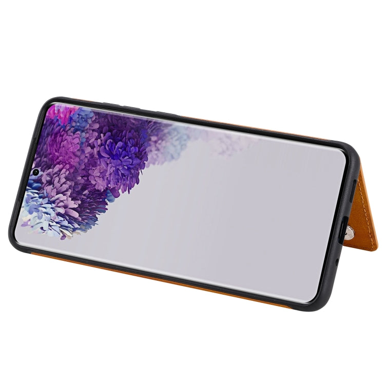 For Galaxy S20 Ultra Calf Texture Horizontal Flip Leather Case with Holder & Card Slots & Frame