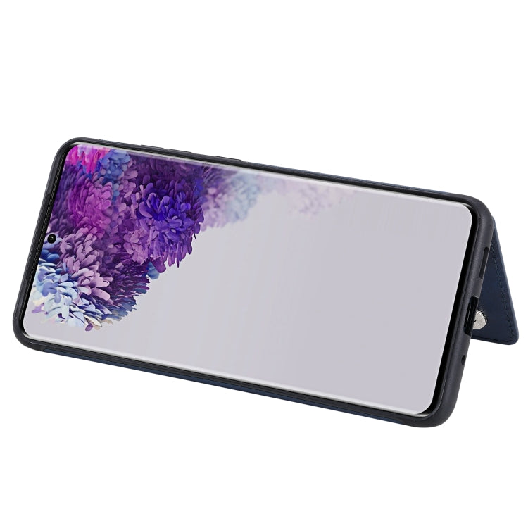 For Galaxy S20 Ultra Calf Texture Horizontal Flip Leather Case with Holder & Card Slots & Frame