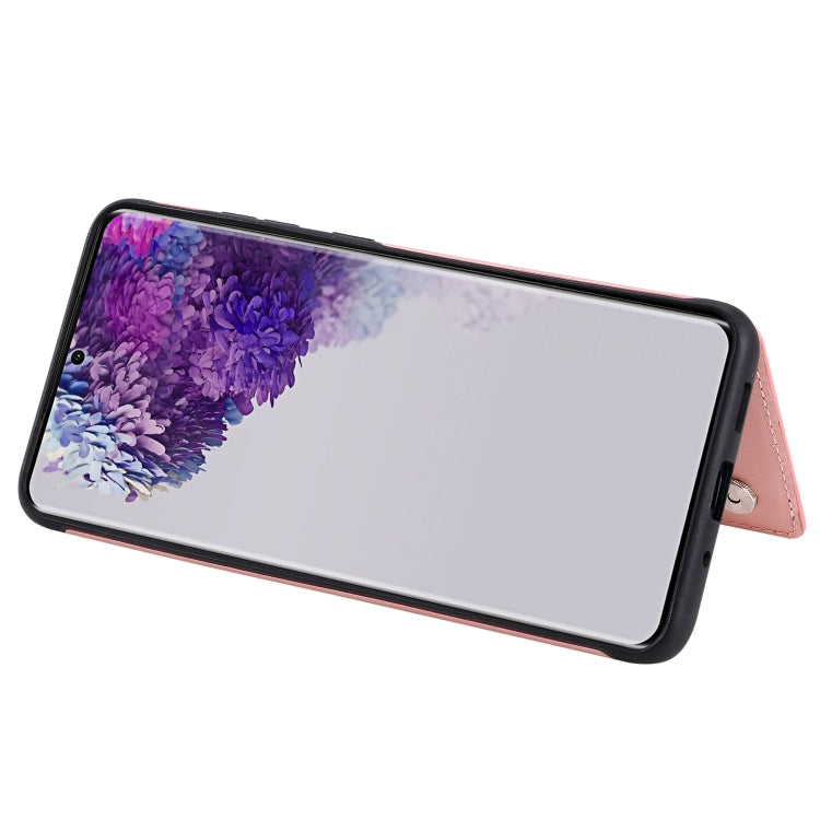 For Galaxy S20 Ultra Calf Texture Horizontal Flip Leather Case with Holder & Card Slots & Frame