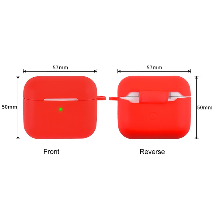 5 in 1 Silicone Earphone Protective Case + Earphone Bag + Earphones Buckle + Hook + Anti-lost Rope Set For AirPods 3
