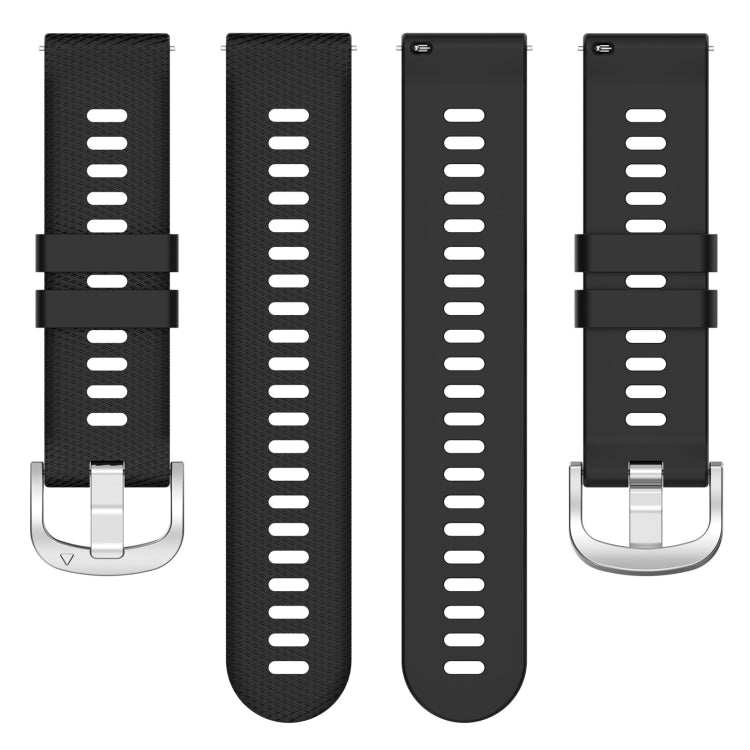 For Xiaomi Haylou Solar LS01 19mm Cross Textured Silicone Watch Band