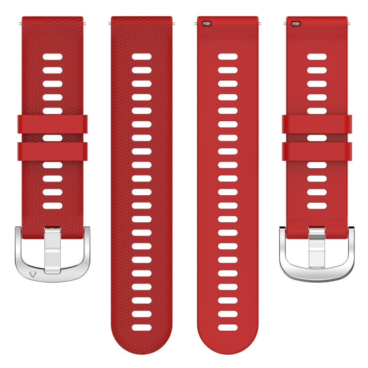 For Xiaomi Haylou Solar LS01 19mm Cross Textured Silicone Watch Band