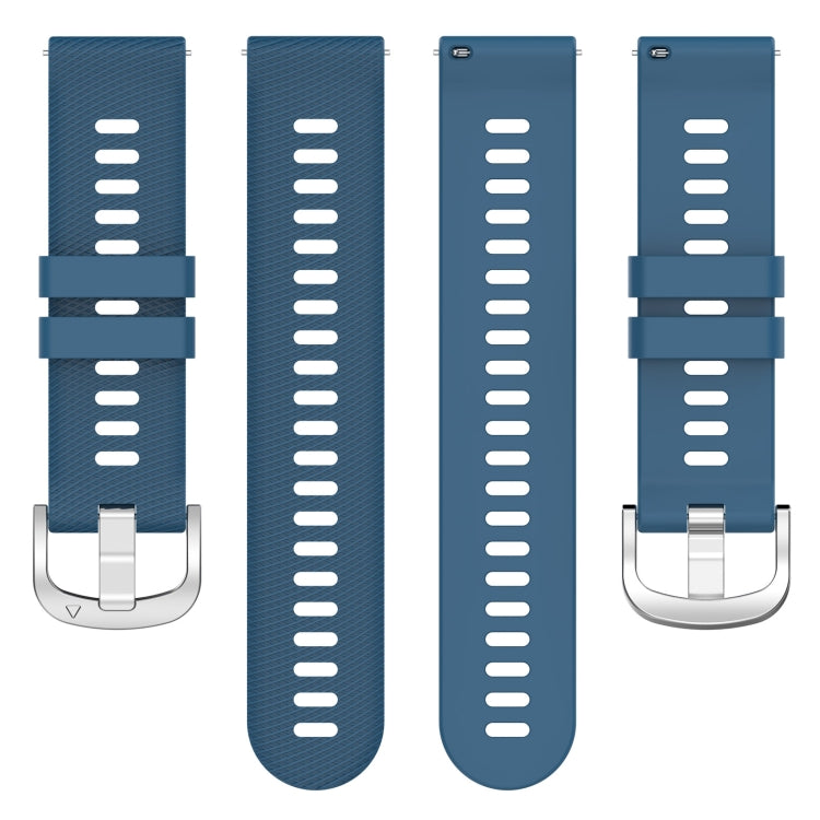 For Xiaomi Haylou Solar LS01 19mm Cross Textured Silicone Watch Band