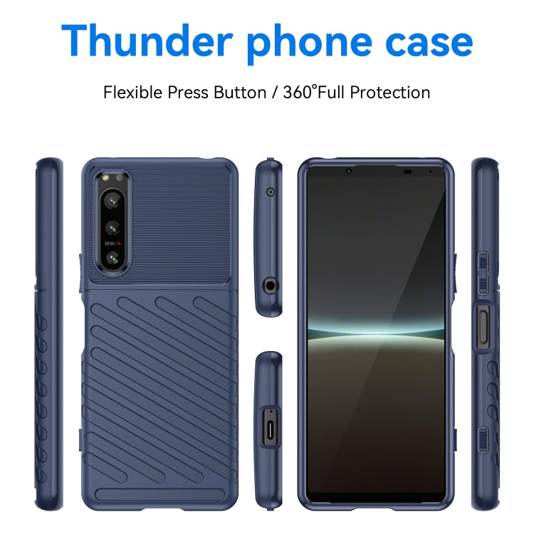 For Sony Xperia 5 IV Thunderbolt Shockproof TPU Protective Phone Case