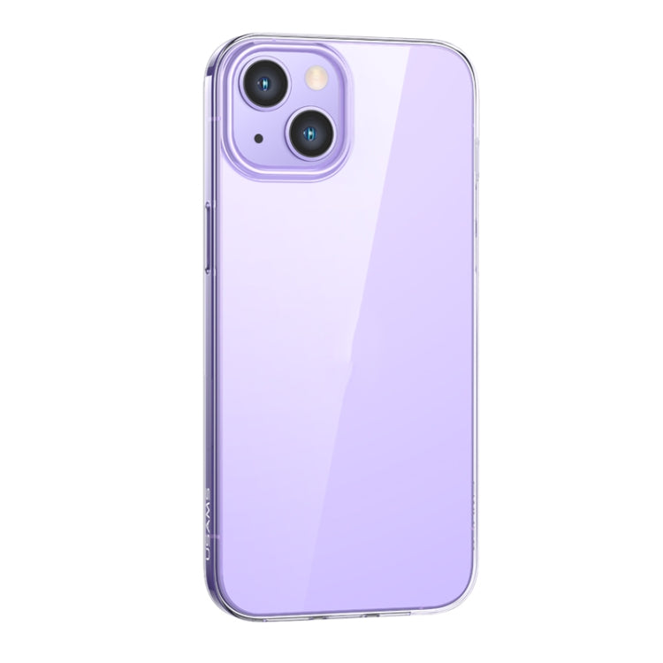 For iPhone 14 Plus USAMS US-BH797 Primary Series TPU Phone Case (Transparent)