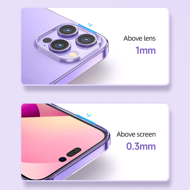 For iPhone 14 Pro USAMS US-BH796 Primary Series TPU Phone Case(Transparent)
