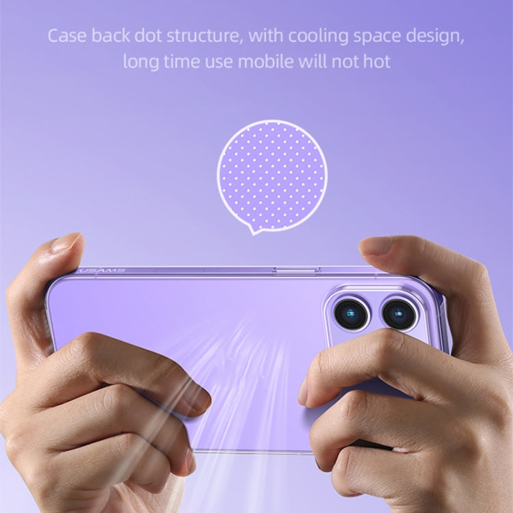 For iPhone 14 Pro USAMS US-BH796 Primary Series TPU Phone Case(Transparent)