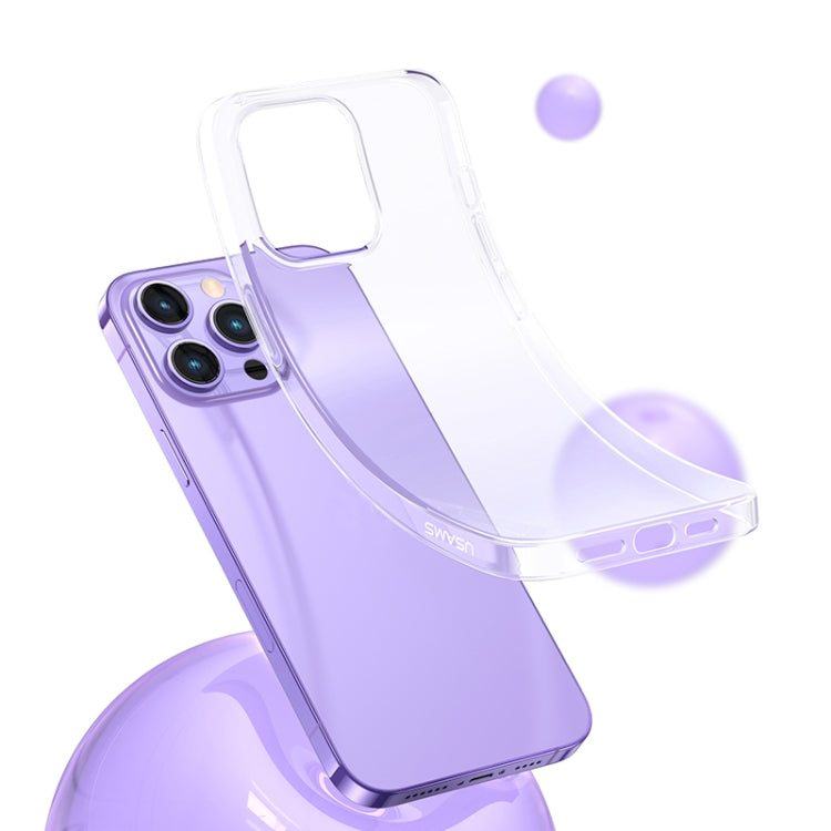 For iPhone 14 Pro Max USAMS US-BH798 Primary Series TPU Phone Case (Transparent)
