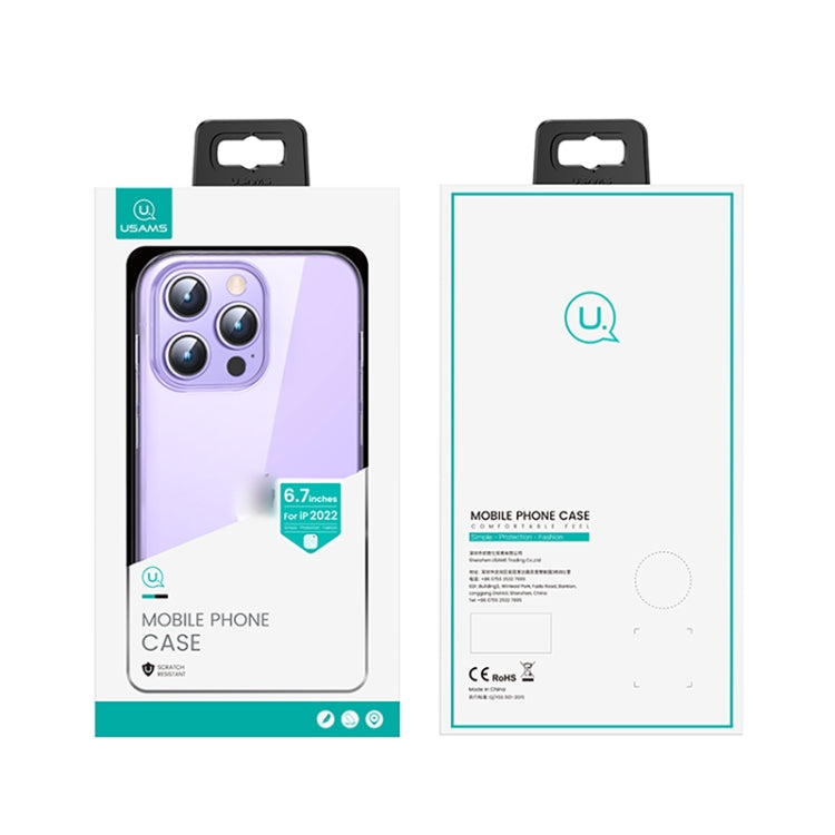For iPhone 14 Pro Max USAMS US-BH798 Primary Series TPU Phone Case (Transparent)