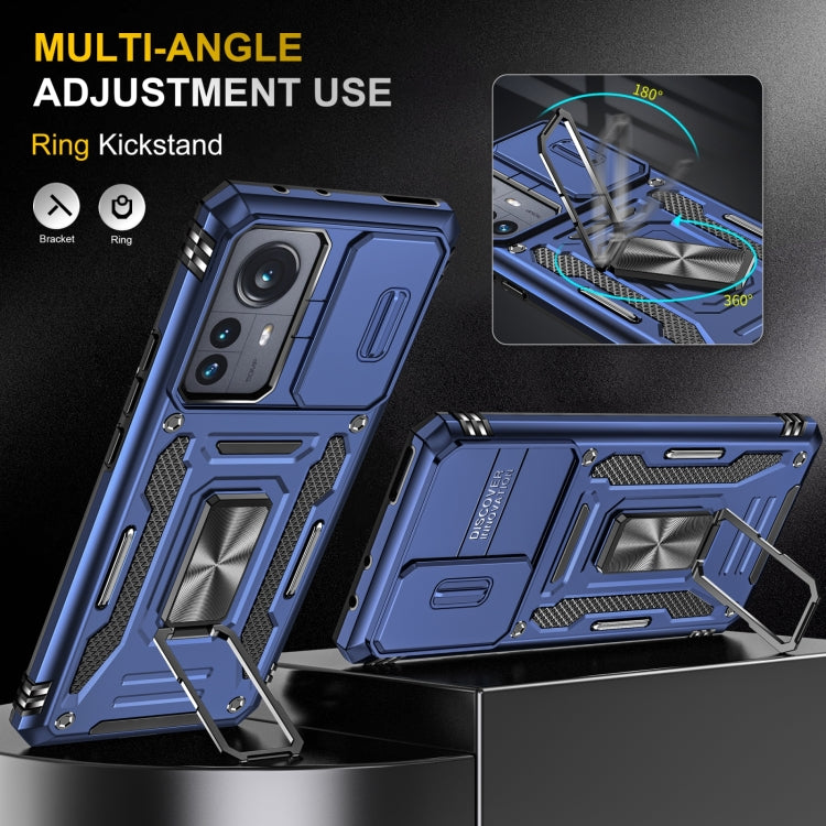 For Xiaomi 12 Armor PC + TPU Camera Shield Phone Case