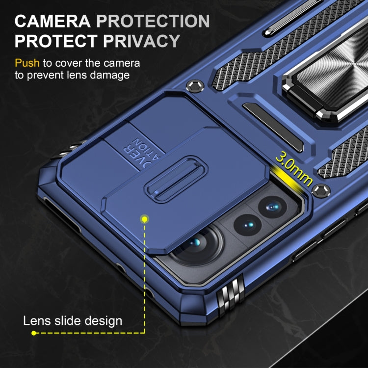 For Xiaomi 12 Armor PC + TPU Camera Shield Phone Case
