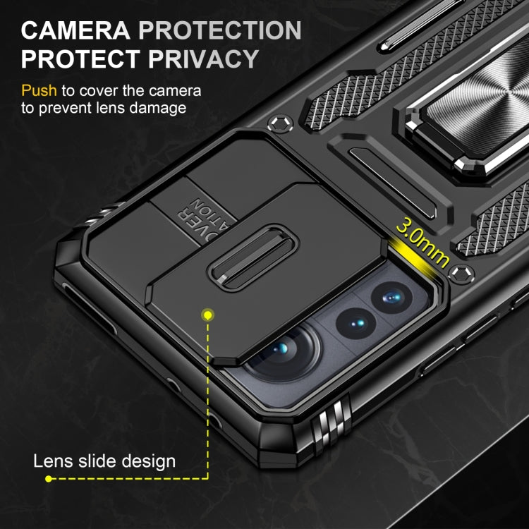 For Xiaomi 12 Armor PC + TPU Camera Shield Phone Case