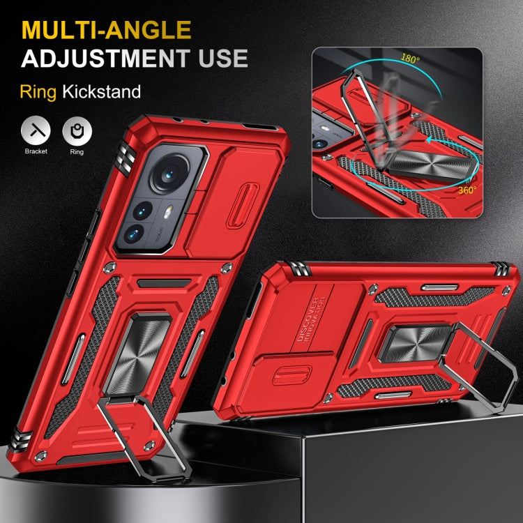 For Xiaomi 12 Armor PC + TPU Camera Shield Phone Case