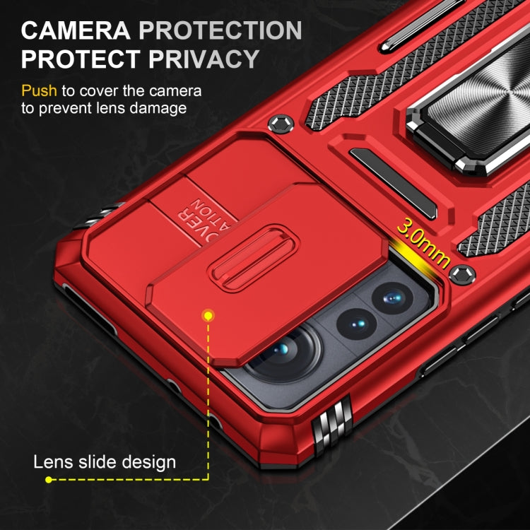 For Xiaomi 12 Armor PC + TPU Camera Shield Phone Case