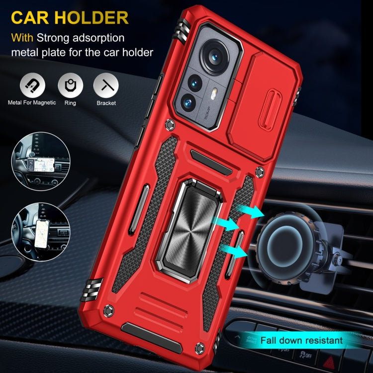 For Xiaomi 12 Armor PC + TPU Camera Shield Phone Case