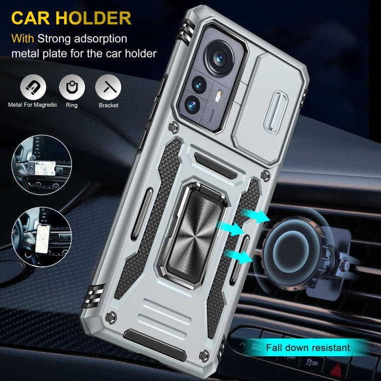 For Xiaomi 12 Armor PC + TPU Camera Shield Phone Case