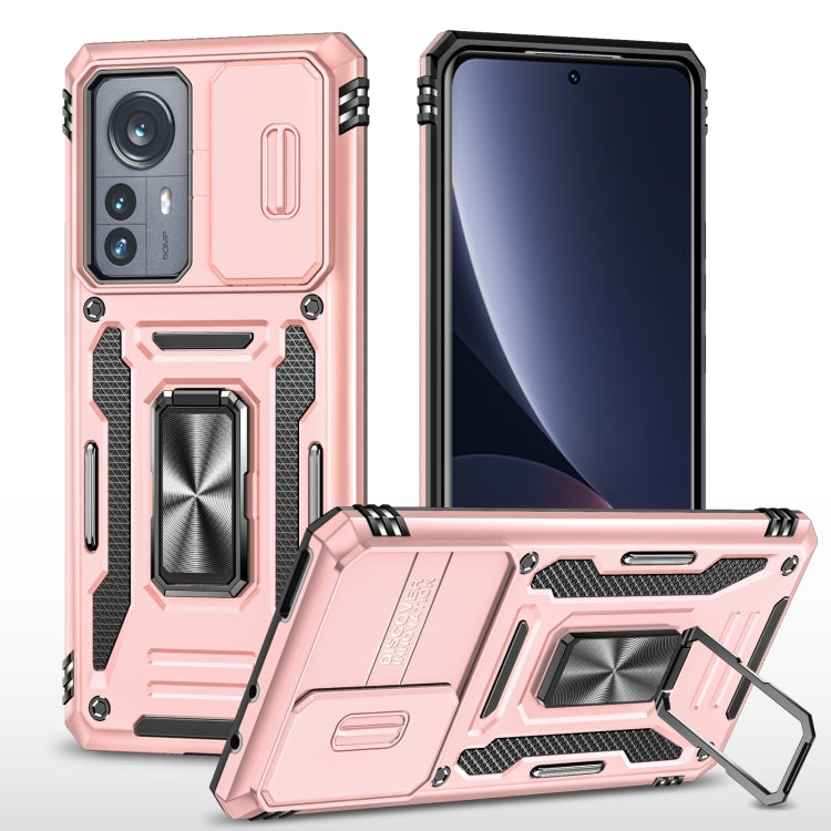 For Xiaomi 12 Armor PC + TPU Camera Shield Phone Case