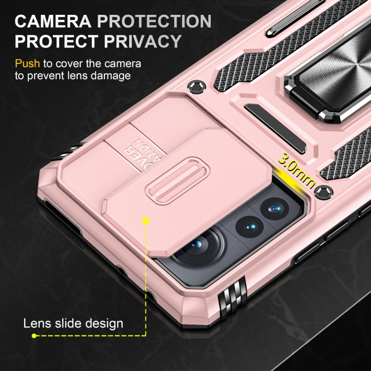 For Xiaomi 12 Armor PC + TPU Camera Shield Phone Case