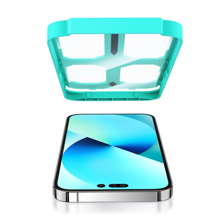 For iPhone 14 Pro Max USAMS US-BH806 Full Screen HD Tempered Glass with Installation Tool