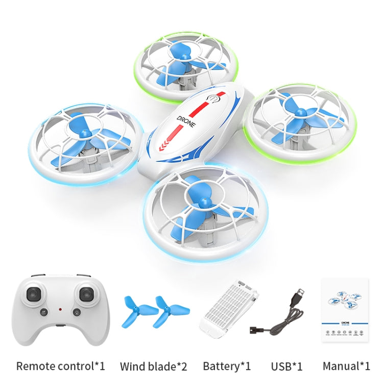 JJR/C RH826 2.4G Four-axis Lighting Remote Control Aircraft Drone(White)