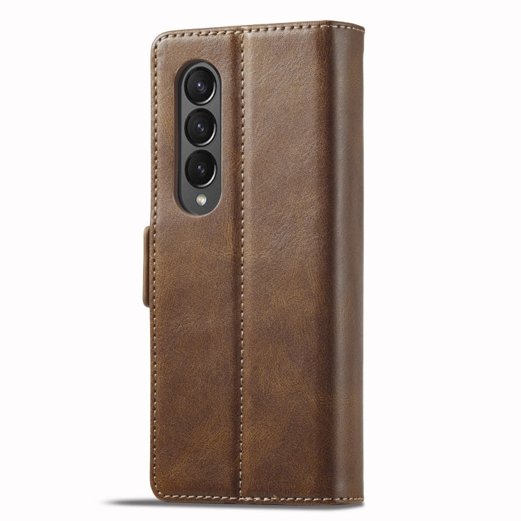 For Samsung Galaxy Z Fold3 5G LC.IMEEKE RFID Anti-theft Leather Phone Case