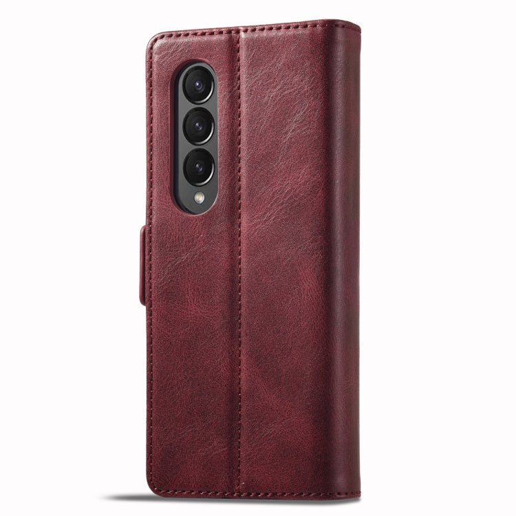 For Samsung Galaxy Z Fold3 5G LC.IMEEKE RFID Anti-theft Leather Phone Case