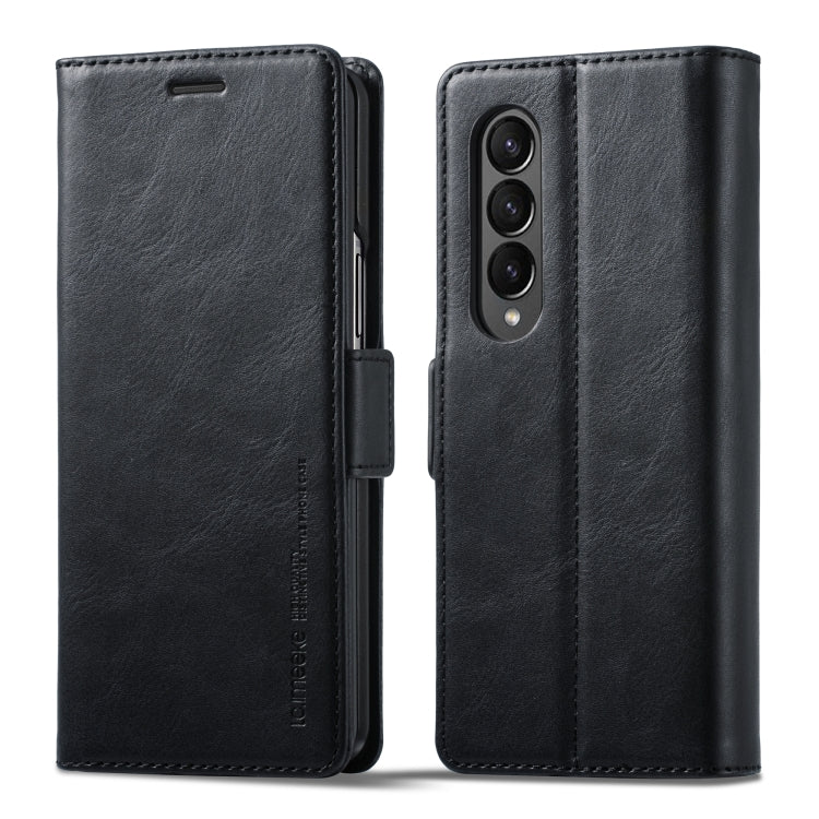 For Samsung Galaxy Z Fold3 5G LC.IMEEKE RFID Anti-theft Leather Phone Case