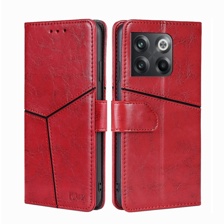 For OnePlus Ace Pro 5G Geometric Stitching Leather Phone Case