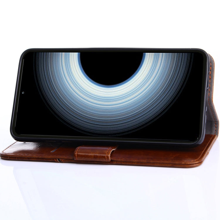 For Asus Zenfone 9 Geometric Stitching Leather Phone Case