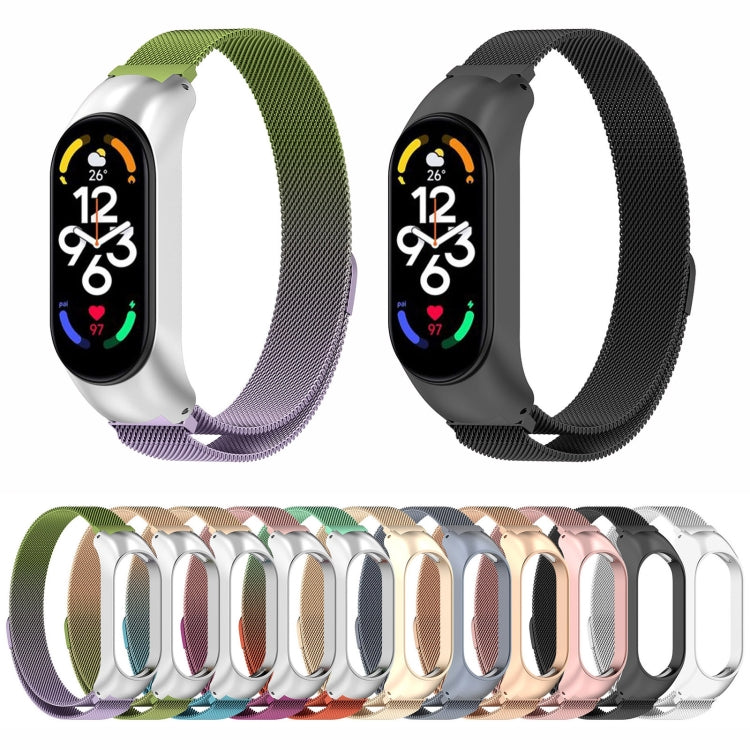 For Xiaomi Mi Band 7 / 7NFC Milan Metal Stainless Steel Watch Band