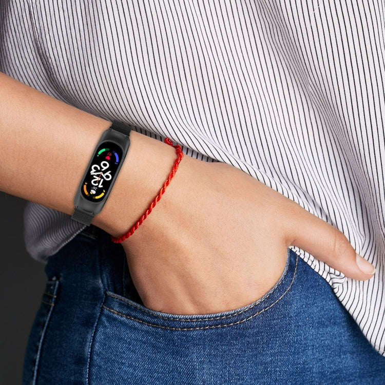 For Xiaomi Mi Band 7 / 7NFC Milan Metal Stainless Steel Watch Band