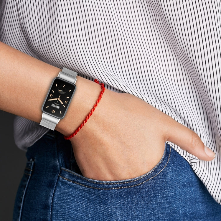 For Xiaomi Mi Band 7 Pro Milanese Stainless Steel Watch Band