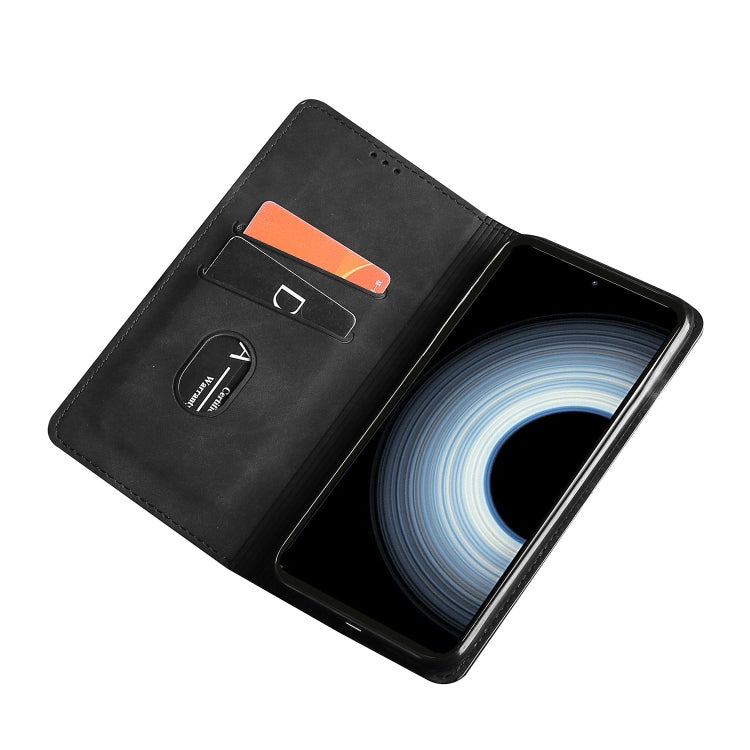 For Asus Zenfone 9 Skin Feel Magnetic Horizontal Flip Leather Phone Case