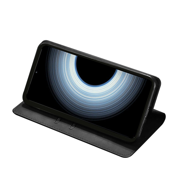 For Asus Zenfone 9 Skin Feel Magnetic Horizontal Flip Leather Phone Case