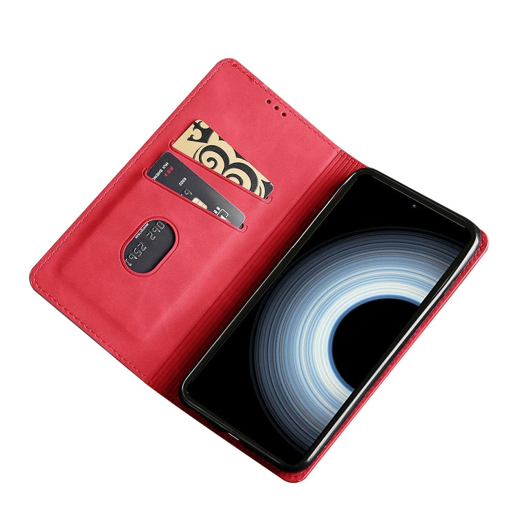 For Asus Zenfone 9 Skin Feel Magnetic Horizontal Flip Leather Phone Case