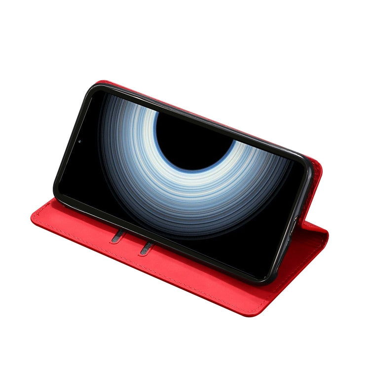 For Asus Zenfone 9 Skin Feel Magnetic Horizontal Flip Leather Phone Case