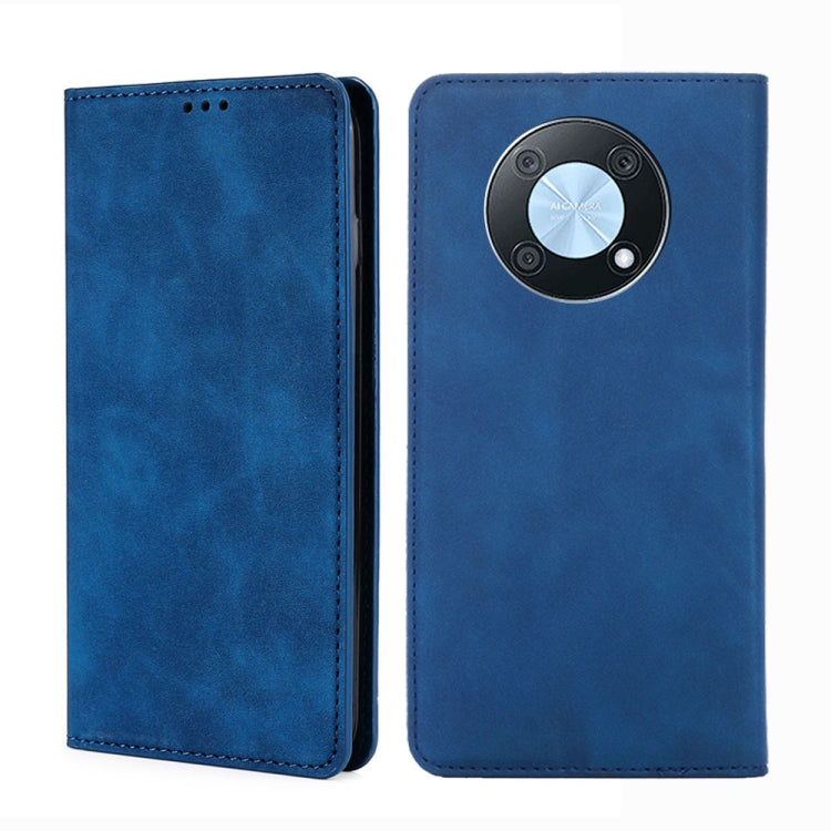 For Huawei nova Y90 4G Skin Feel Magnetic Horizontal Flip Leather Phone Case